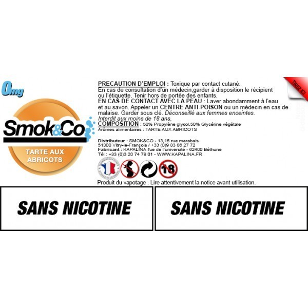 Smok&Co Tarte Abricot 10ML