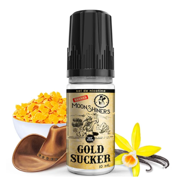 Sel de Nicotine Gold Sucker Moonshiners 10ML